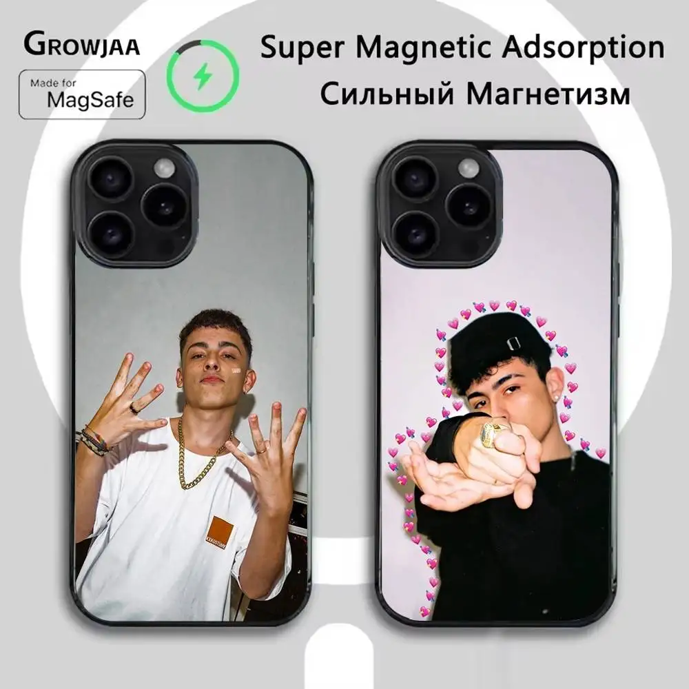 

Чехол для телефона Singer T-Trueno для iPhone 17,16,15,14,13,12,11,Pro,Max,Plus,Mini,SE4,E с магнитной беспроводной зарядкой Magsafe