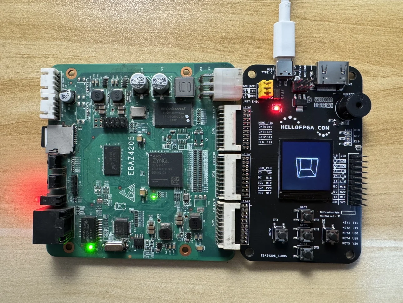 Ebaz4205 adapter board (accessories, plug-ins are not soldered)