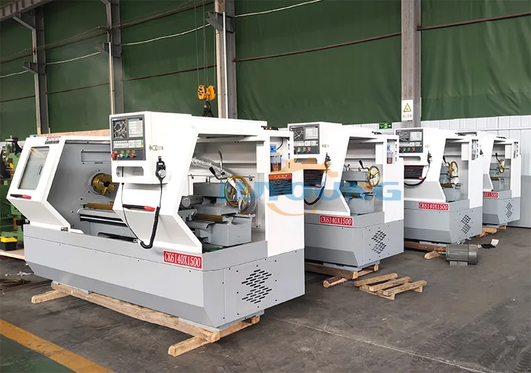 CK6140 Economical Gsk System 4 Station Electric Tool Cnc Lathe Machine for Large Parts Procession