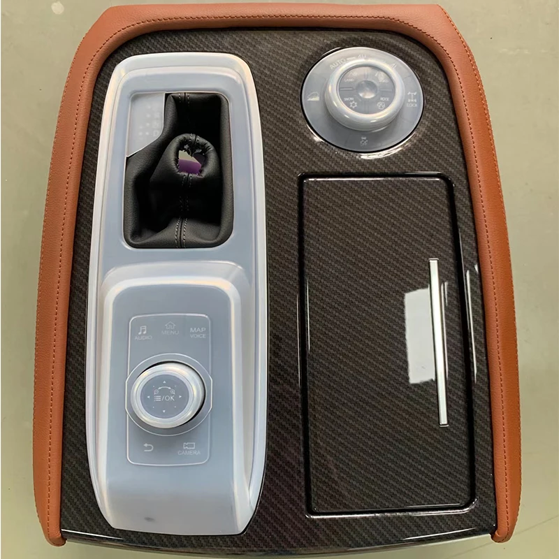 

New Soft Rubber Interior Dust Proof Gear Box Cover for Nissan Patrol Y62 2023 2024 Accessories