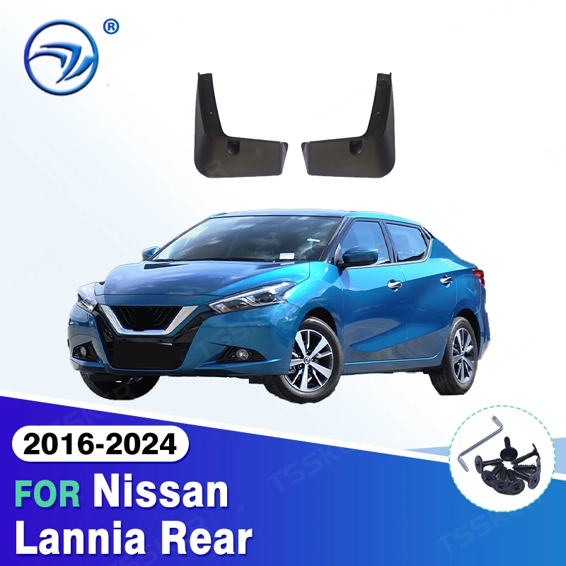 

For Nissan Lannia rear 2016-2024 Fender Mudguard Mud Flaps Guard Splash Flap Mudguards Car Accessories