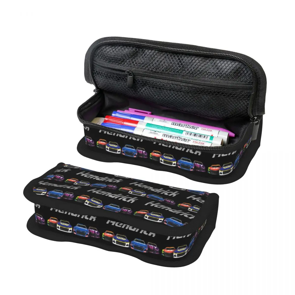 Estuche para lápices Hendrick Motorsports 2021 Playoffs Edition para niños, caja para lápices escolares, bolsa para lápices, suministros de papelería, bolsa para guardar bolígrafos