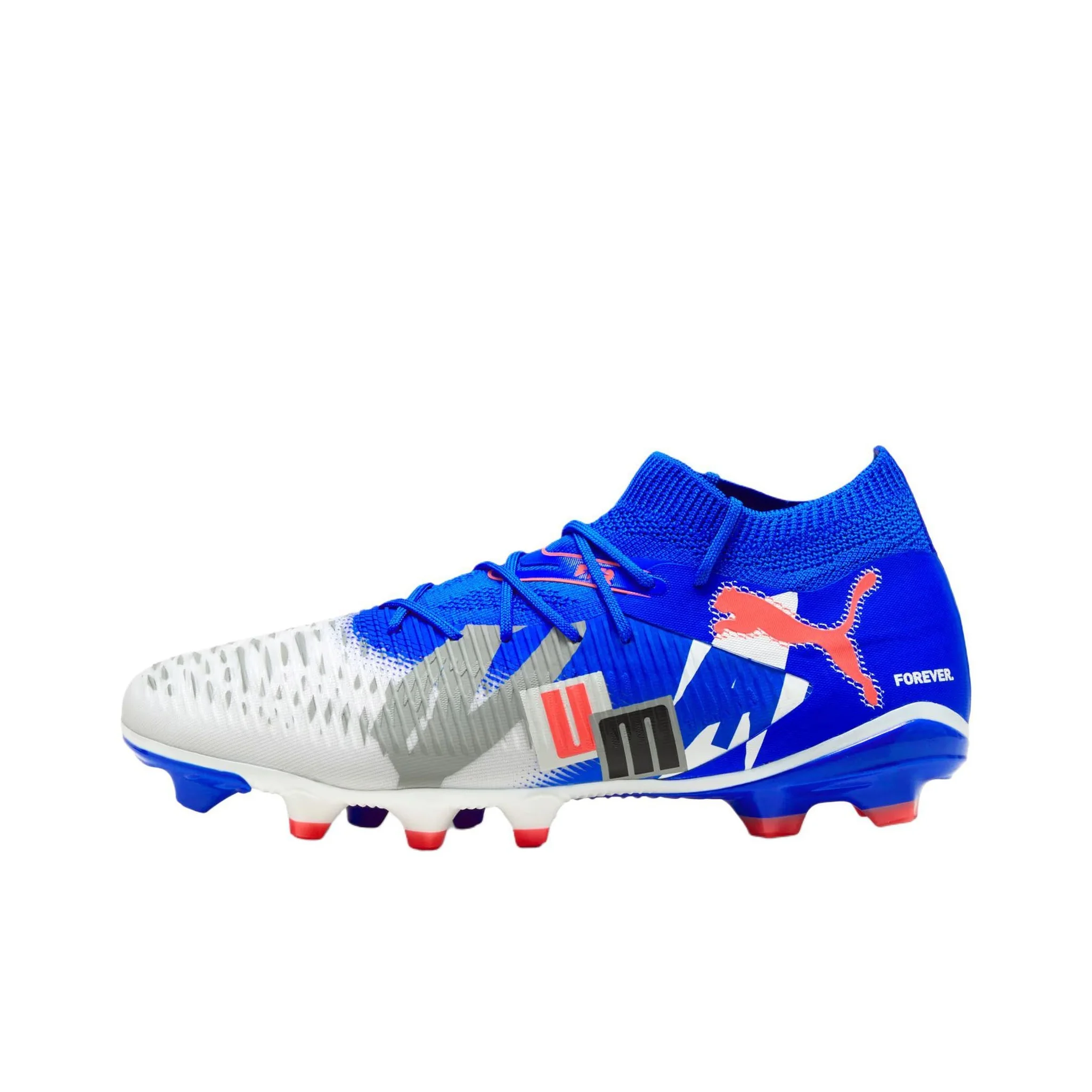 Chaussures de football PUMA FUTURE 8 pour hommes bleu et blanc