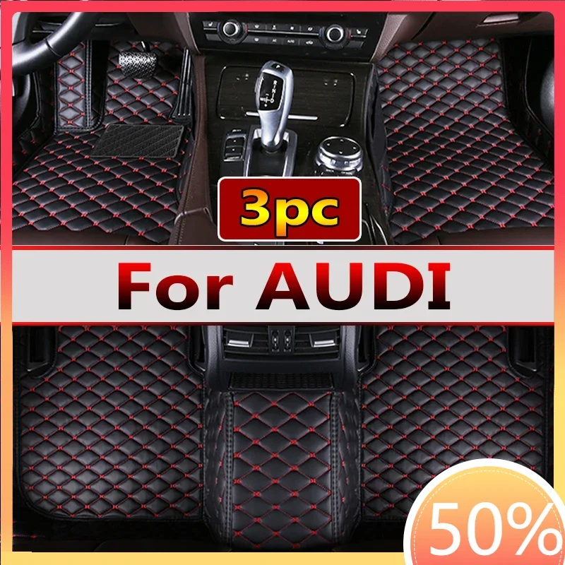 Perfect Car Floor Mat For A1(2door) A1(4door) A1A3 A3 Hatch A3 Sedan A3 Sport A4 A4 Avant A4 Conver A5 Sport A5(2door)  Car Acce