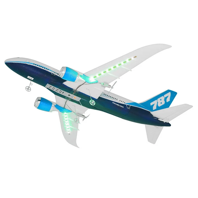 Three Channel Boeing 787 Remote Control Aircraft Fixed Wing Foam Aircraft Qf008 Glider Passenger Aircraft Model Teaching Aircraf