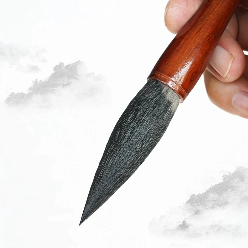 

Running Script Calligraphy Brush Set Woolen Multiple Hair Couplets Hopper-shaped Brush Chinese Painting Landscape Peony Brush