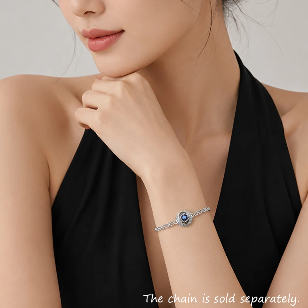 Nowa gorąca sprzedaż Nazar's Eye Europe Beads 925 Sterling Silver DIY Charm dla kobiet mężczyzn biżuteria — zdjęcie 3