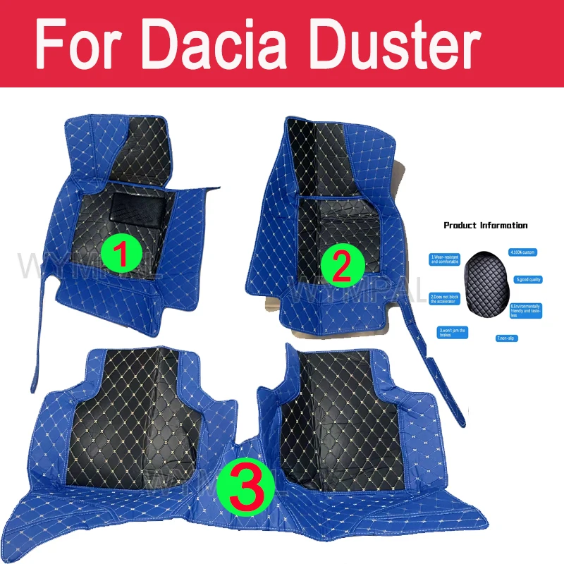 

Car Floor Mats For Dacia Duster 2021~2022 Waterproof Accessories