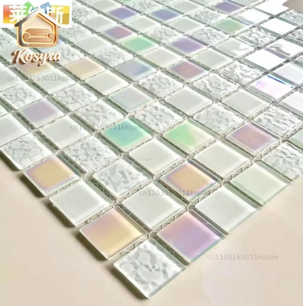 Symphony crystal mosaic balcony bathroom bathroom tile kitchen catering shop ceiling background wall tile self-adhesive