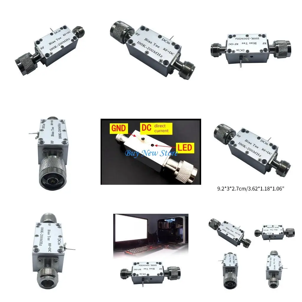 

20CE Bias RF+DC 100K-200Mhz For RF- Power Supply Active Antennas Blocker