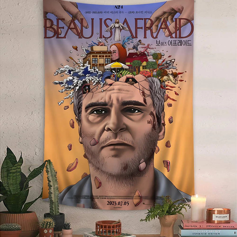 

Movie Beau Is Afraid Printed Large Wall Tapestry Cheap Hippie Wall Hanging Bohemian Wall Tapestries Mandala Home Decor