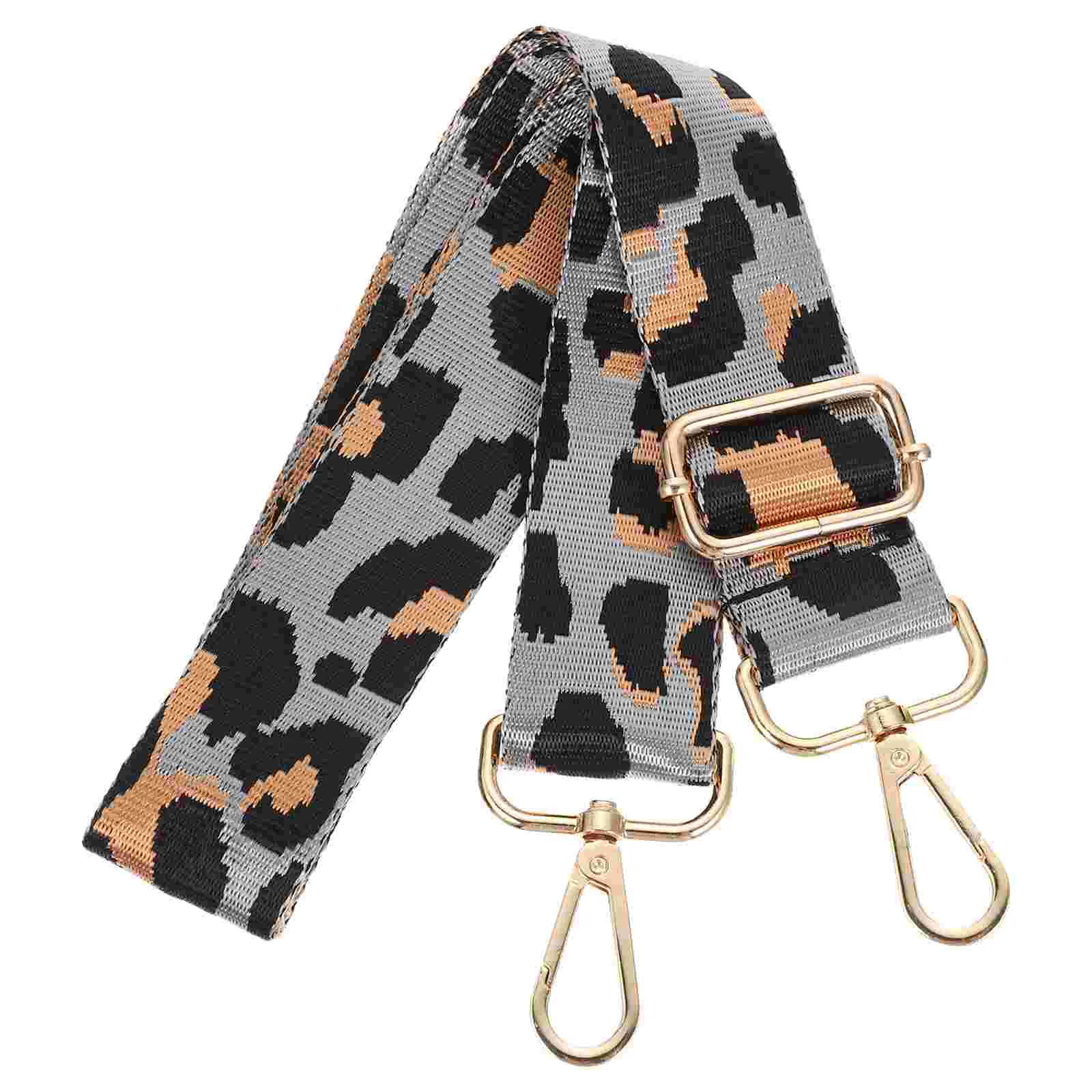 Bags Leopard Print Adjustable Shoulder Straps Travel Messenger for Women Purses Nylon Replacement