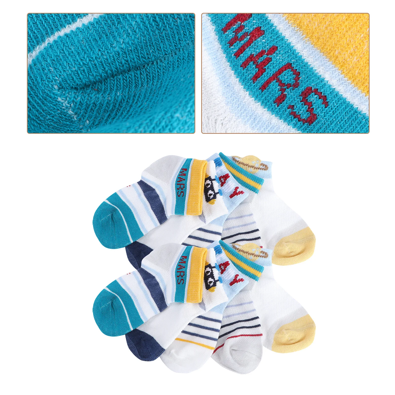 

5 Pairs Kids Baby Boys Girls Thin Cotton Socks Short Summer Mesh Non Slip Toddler Stockings Sneakers Casual Shoes Outfit