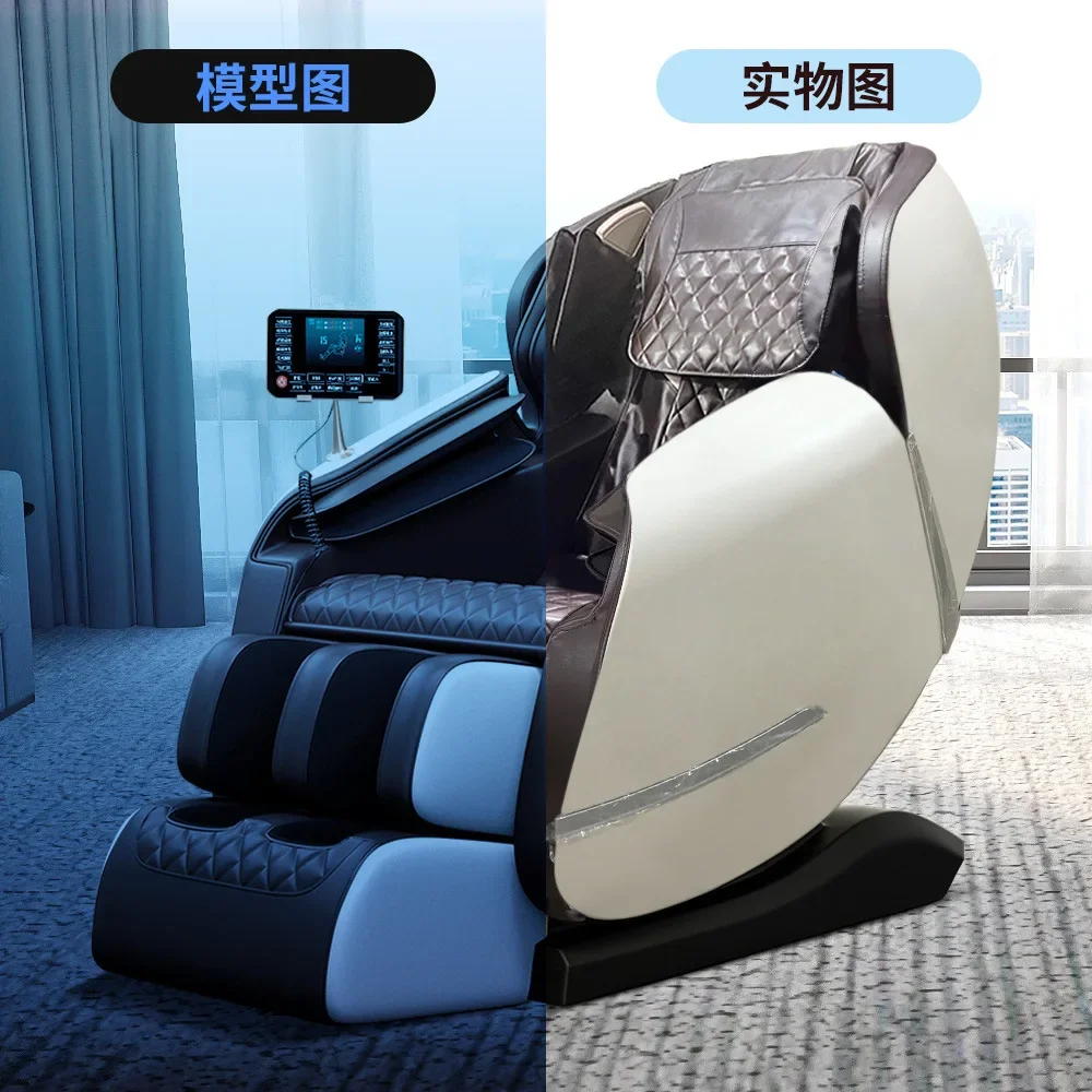 Deluxe intelligent full-body electric massage chair for middle-aged and elderly small space capsule music sofa chair