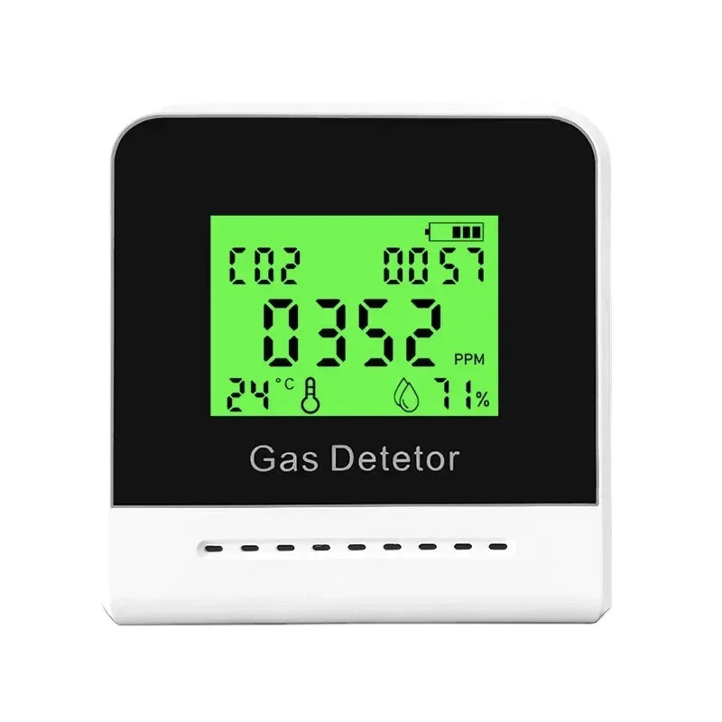 CO2 Temperature Humidity Monitor, Greenhouse Air Quality Tester, Warehouse Environment Detector, Indoor Air Analyzer