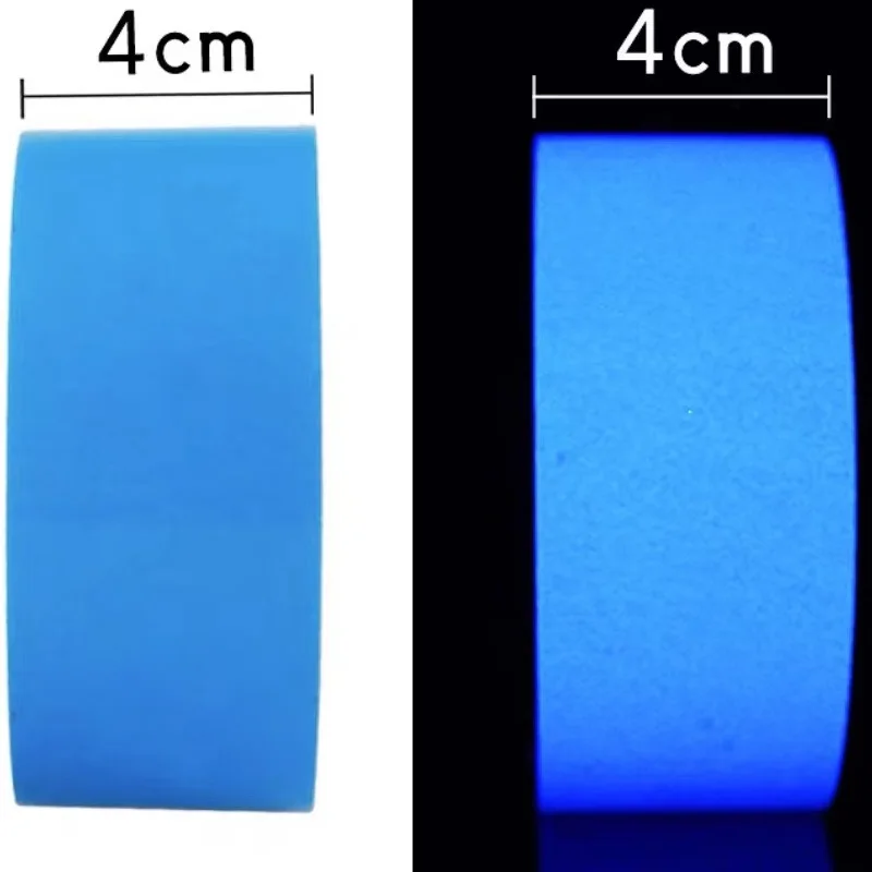 4 cm * 1 m PET-lichtgevende tape Glow in Dark Nachtzicht Fluorescerende tape voor thuis/kantoor/tuin Veiligheidswaarschuwing Decor DIY Craft Access