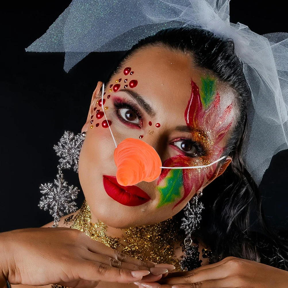 5개 당근 코 눈사람 코 파티 드레스업 소품 코스프레 의상 눈사람 장식 DIY 공예 겨울 액세서리