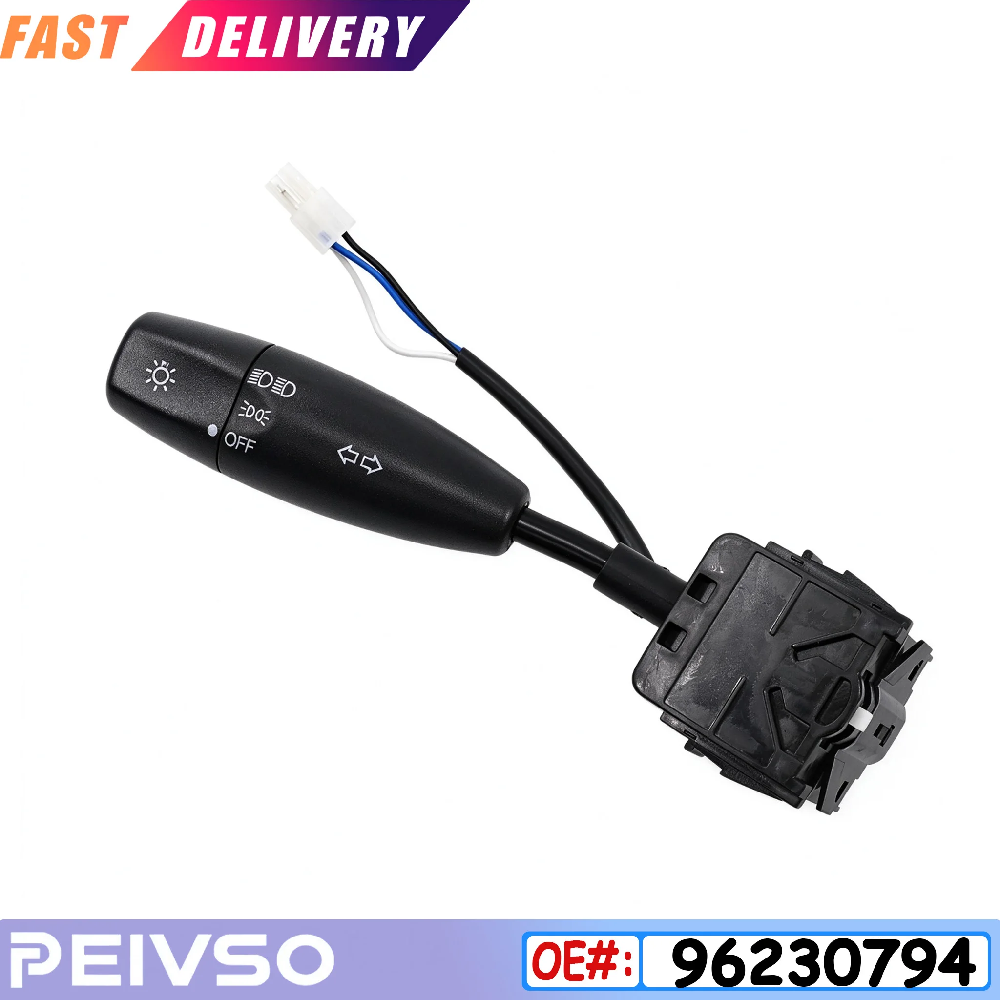 PEIVSO 96230794 For Daewoo Lanos 1.3 1.5 1.6 GMC Chevrolet Headlight Button Turn Signal Cruise Control Switch Stalk New