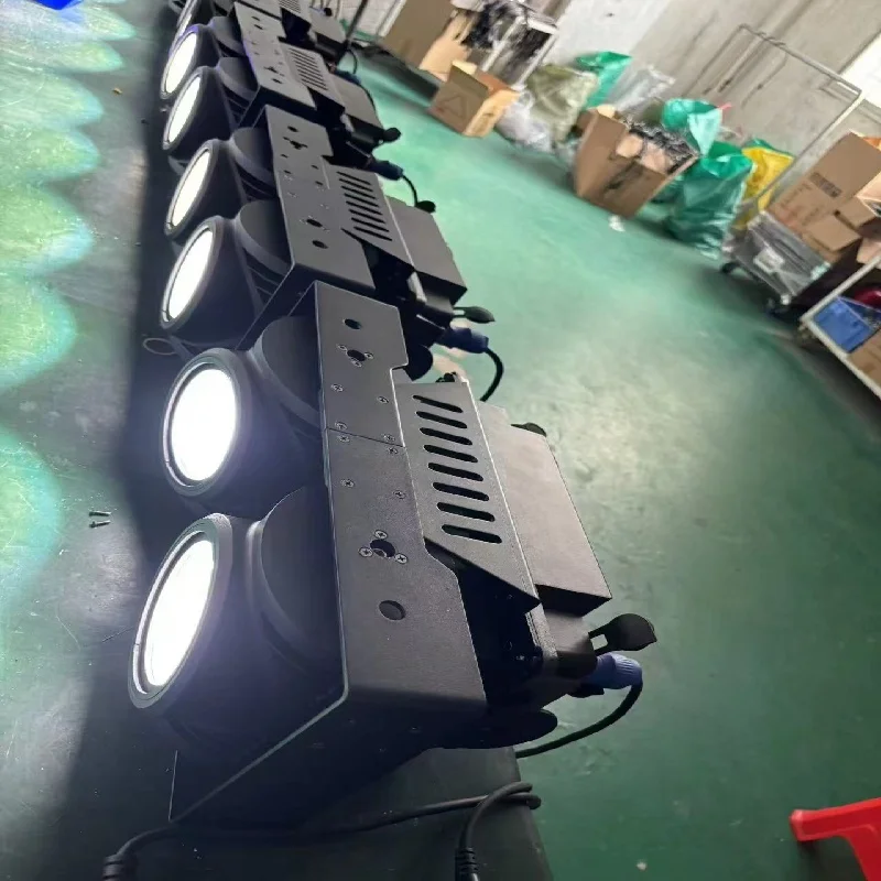 

6 pieces 2x 100W 2in1 warm cool white COB IP65 outdoor led stage blinder Festival Projection Party Lights