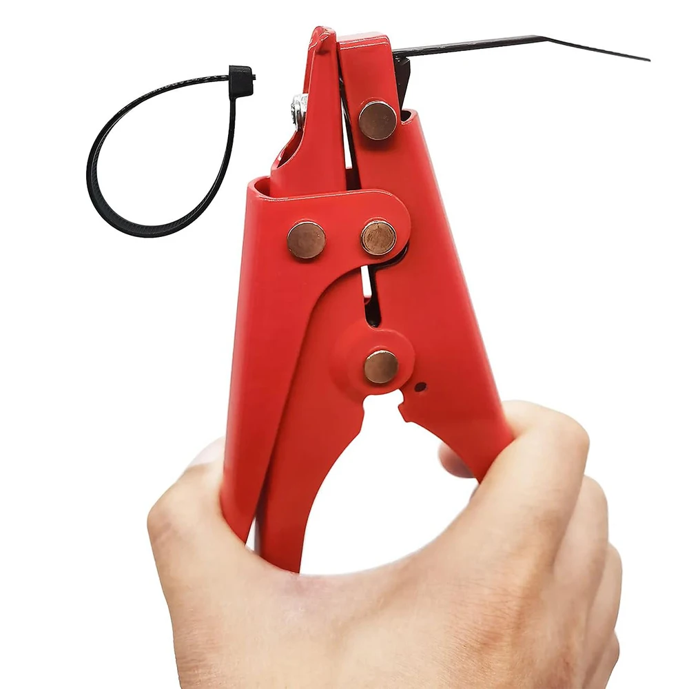 Outil d'attache zippée de 2.4-9mm de largeur et outil de tension et de coupe pour attache de câble en plastique ou en nylon Pince à fermeture éclair avec tension réglable