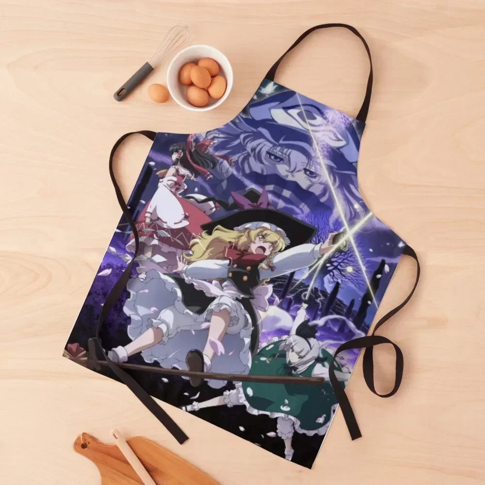 Touhou Project - The Memories of Phantasm Apron Christmas gift Goods For Home And Kitchen chefs Apron