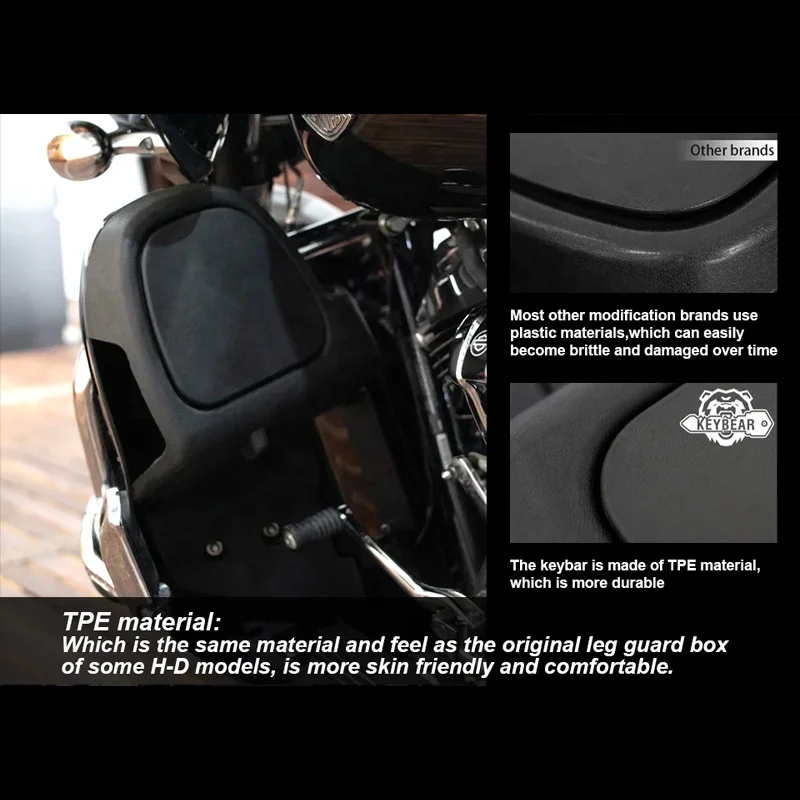 STLF مخصص HD 14 أحدث انسيابية ذات فتحات تهوية سفلية للتجول في شارع الإنزلاق الطريق الإنزلاق الطريق الملك الدراجات النارية أنظمة الجسم المعدلة fo