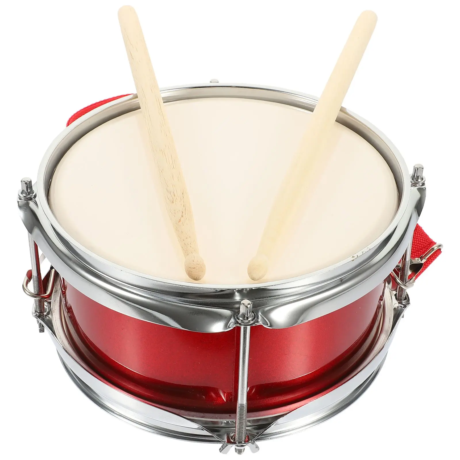

Red Snare Drum Child Percussion Toy Music Instrument Metal Kids Drum Set Toddler Musical Instruments Education Toy