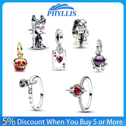 2024 Hot Sale 925 Sterling Silver Character Pendant Suitable for 925 Sterling Silver Original Women's Bracelet DIY Jewelry Gift