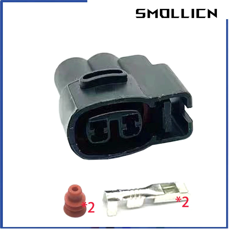 2 Sets 2 Pin MG640605 90980-10609 Automotive Ignition Coil Female Connector CVVT Fuel Injector Waterproofing Plug