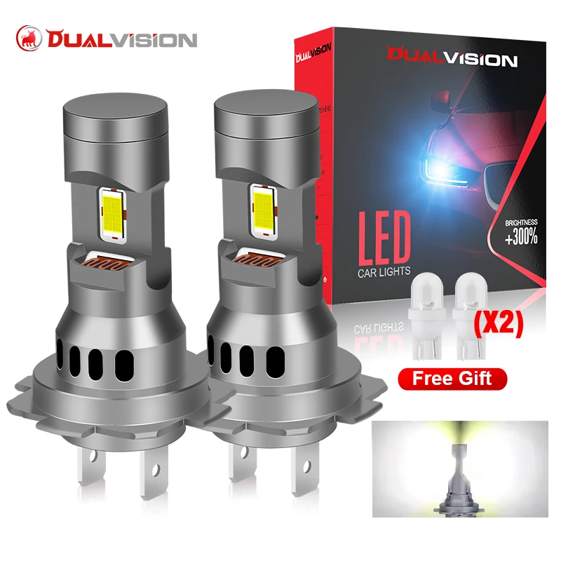 

H7 H4 HB3 HB4 LED Headlight Bulb Mini Wireless 6000K CSP for Car Headlamp Auto Diode Lamps H8 H9 H11 9005 9006 9012 Led 12V