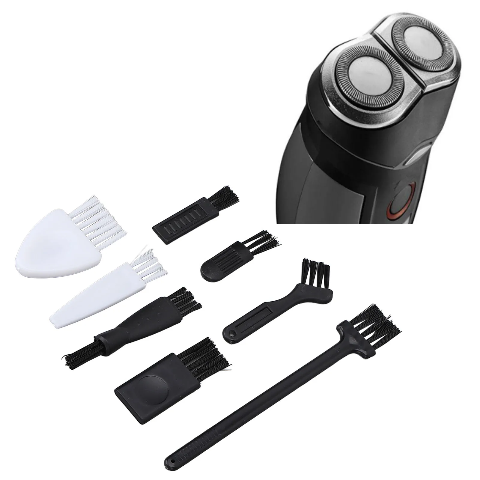 مجموعة فرش تنظيف ماكينة الحلاقة الكهربائية PP 8 قطع فرشاة تنظيف الحلاقة البديلة للأجهزة المنزلية وملحقات الكمبيوتر #3