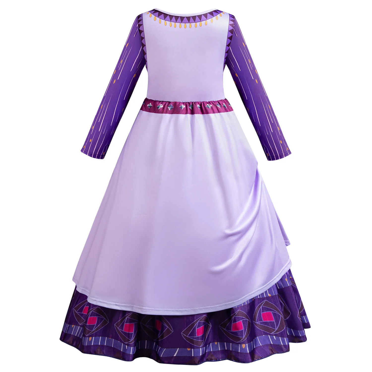 2024 New Summer Girls Dress Elegant Fashion Little Princess Dress Long Tulle Kids Lace Wedding Ceremony Dresses For 2-10 Years image 4
