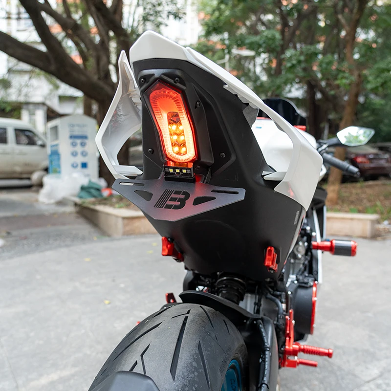 FOR 675SS 675SR 675SRR 675SR-R 675 SR SR-R SR675 Parts Motorcycles Tail Light with Tail Tidy License Plate Taillights Assembly