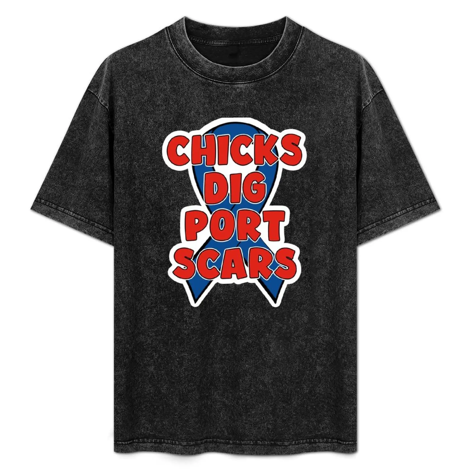 Chicks Dig Port Scars T-Shirt for a boy vintage anime shirt mens designer clothes