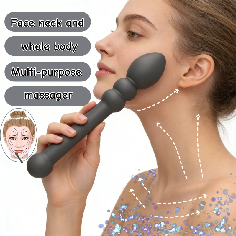 

Новый дизайн: ручной массажер для мышц лица, глаз и тела с двумя насадками, доступен в качестве высококачественных подарков