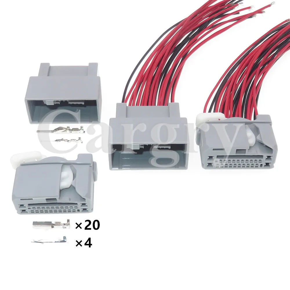

1 Set 24P MX34C24SFA Avionics Plug Automobile AC Assembly Wiring Terminal Socket Car Composite Connector
