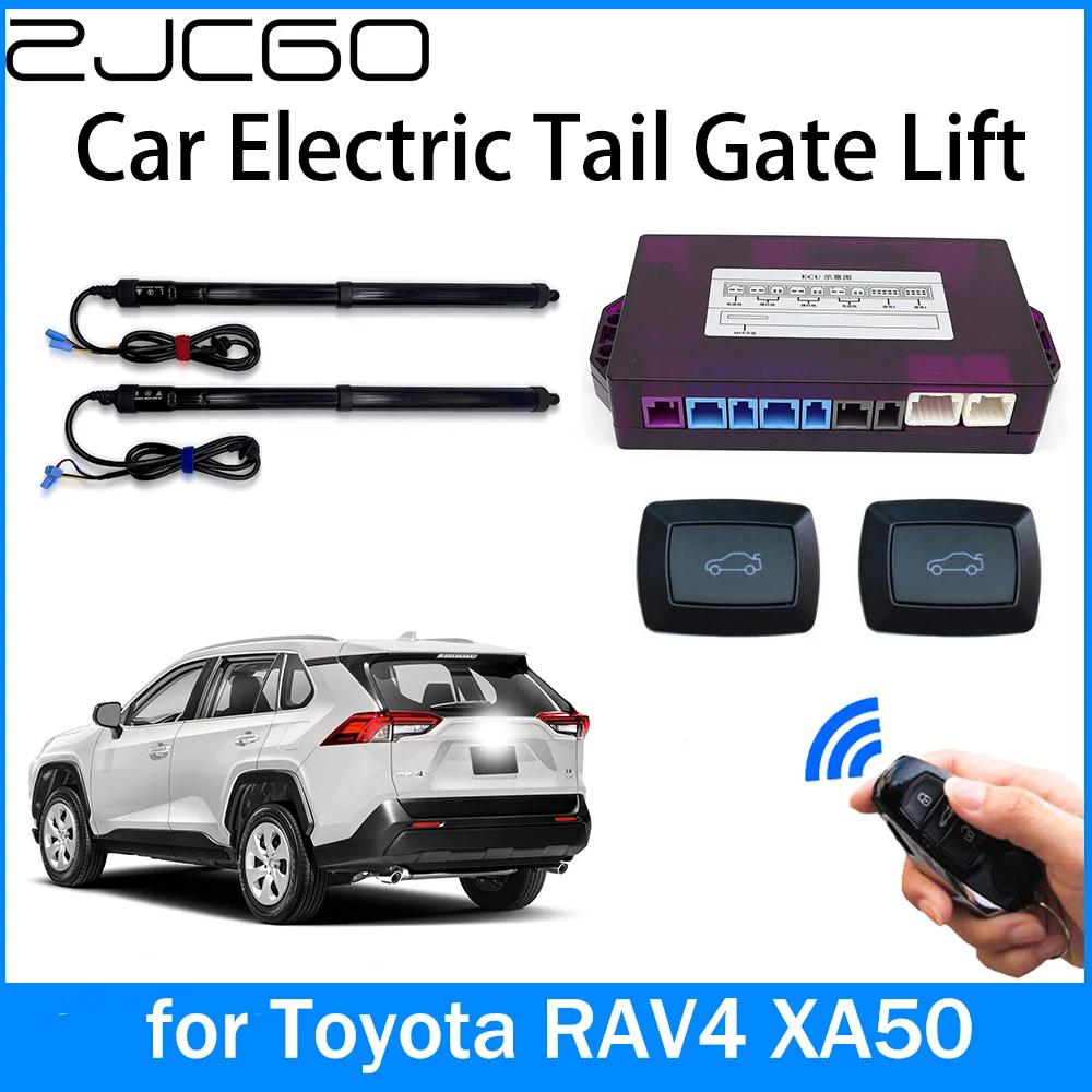 

ZJCGO Car Power Trunk Electric Suction Tailgate Intelligent Tail Gate Lift Strut for Toyota RAV4 XA50 2019 2020 2021 2022 2023