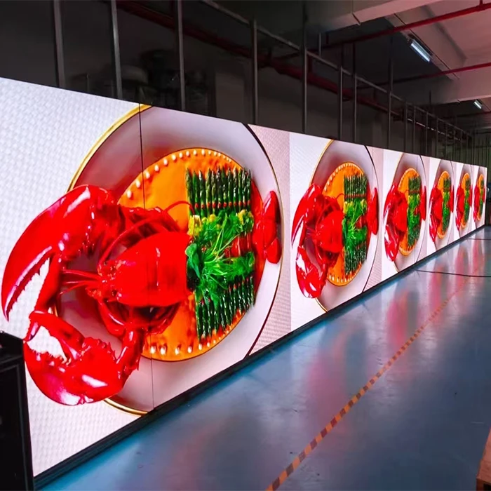 Outdoor Waterproof Full-Color P5 LED Panel Flexible Screen Display Wall for High-Rise Building LED Video Wall