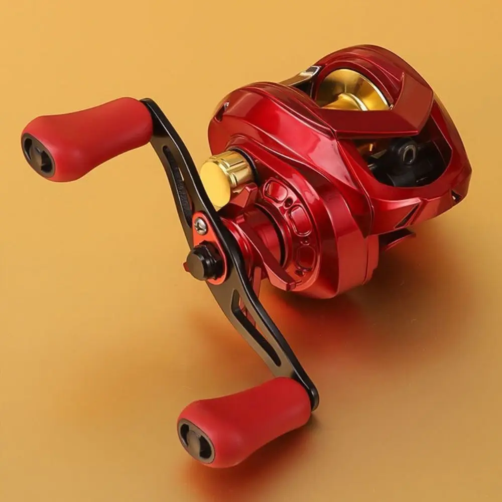 Metallguss-Baitcasting-Rolle, Übersetzungsverhältnis 7,2:1, 10 kg maximale Zugkraft, Angelrolle, 10 Gänge, Magnetkreis-Bremse, schneller Reaktionsbetrieb