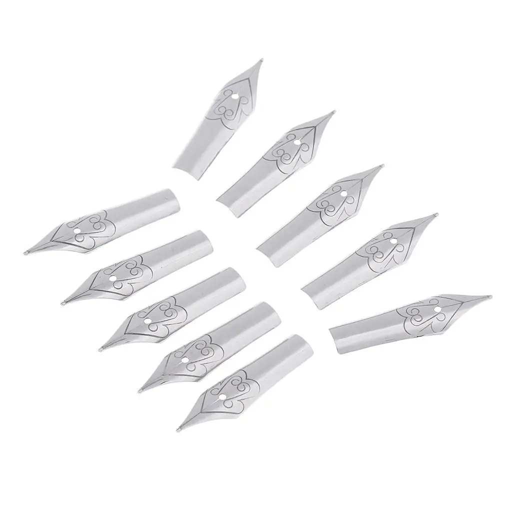 Metal Pen Marker Supplies Replacement Nibs for Fountain Pens DIY Craft Accessories for Art Projects