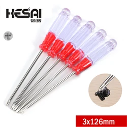 1/2/5PCS 3*126mm Crystal Clear Small Screwdriver Phillips Screwdriver For Phone Repair Hand Tool