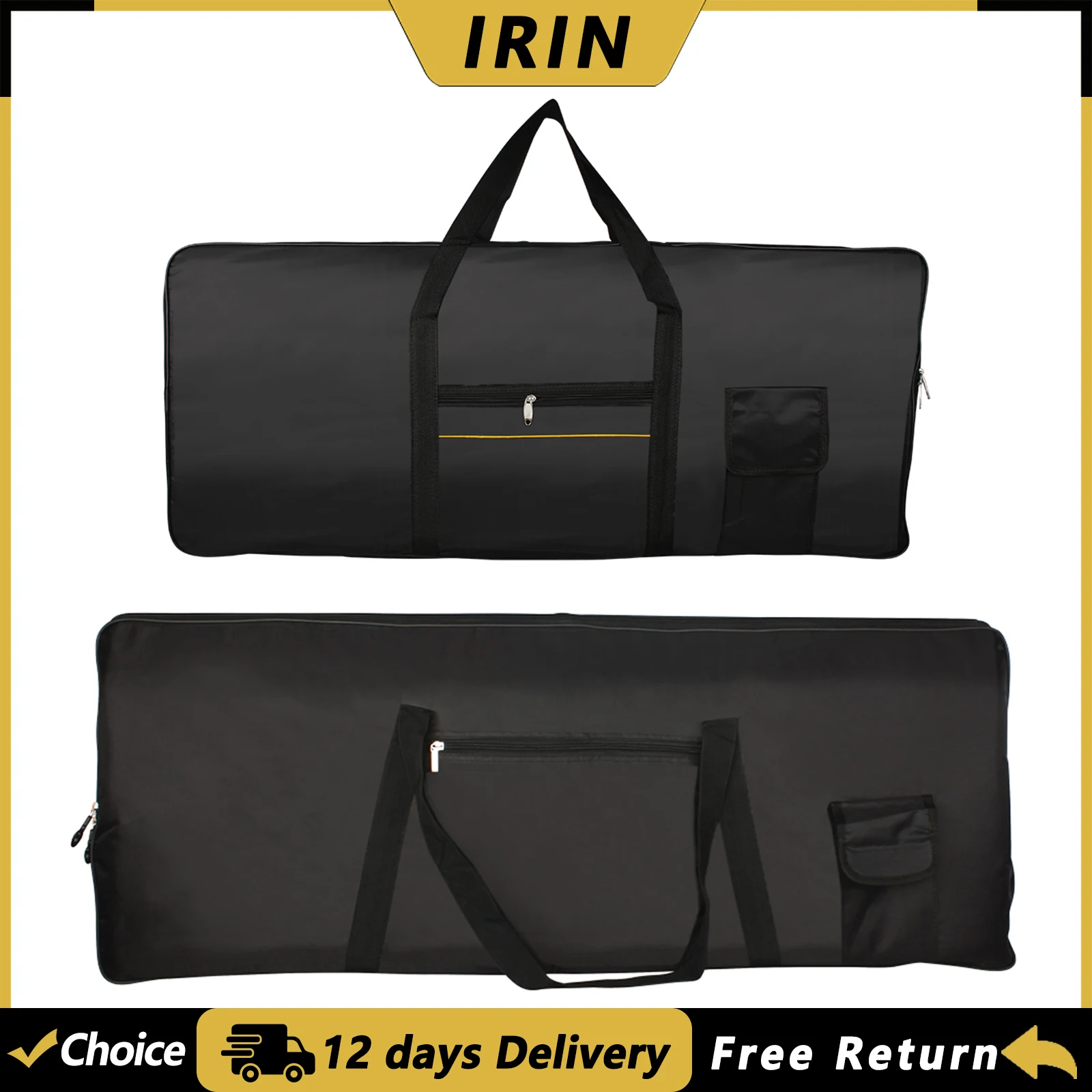 IRIN 61/76 Key Electronic Piano Bag Waterproof Case Oxford Carrying Bag Storage Holder Case Keyboard Instrument Accessories