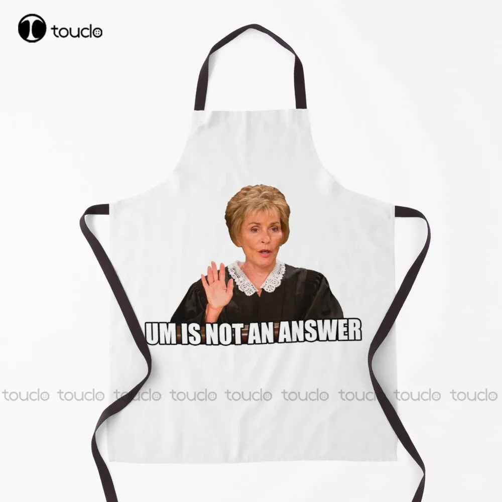 

Um Is Not An Answer Apron White Apron Garden Kitchen Customized Unisex Adult Apron Household Cleaning Apron