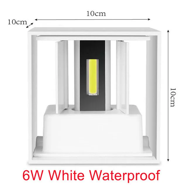 IP65 LED Waterdichte Wandlampen 12W Binnen Buiten Verstelbare Wandlamp Binnenplaats Veranda Woonkamer Gang Slaapkamer Wandkandelaar