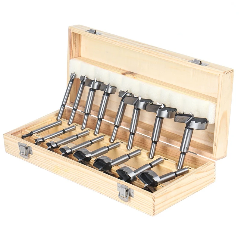 

16PC Forstner Drill Bits Set 6mm-54mm Wood Drill Bits Carbon Steel Woodworking Tools Tungsten Carbide Wood Cutter Tools Set