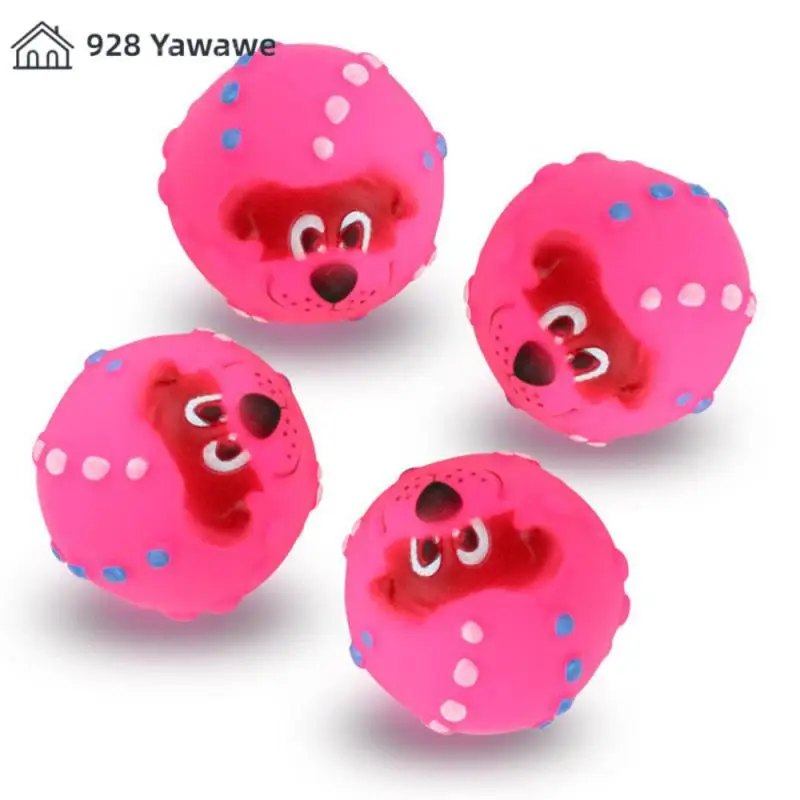 Dog Items No Harm To Teeth Sturdy And Resistant To Biting Cute And Interesting Enamel Pvc Material Toys Squeaky Toys Flexibility