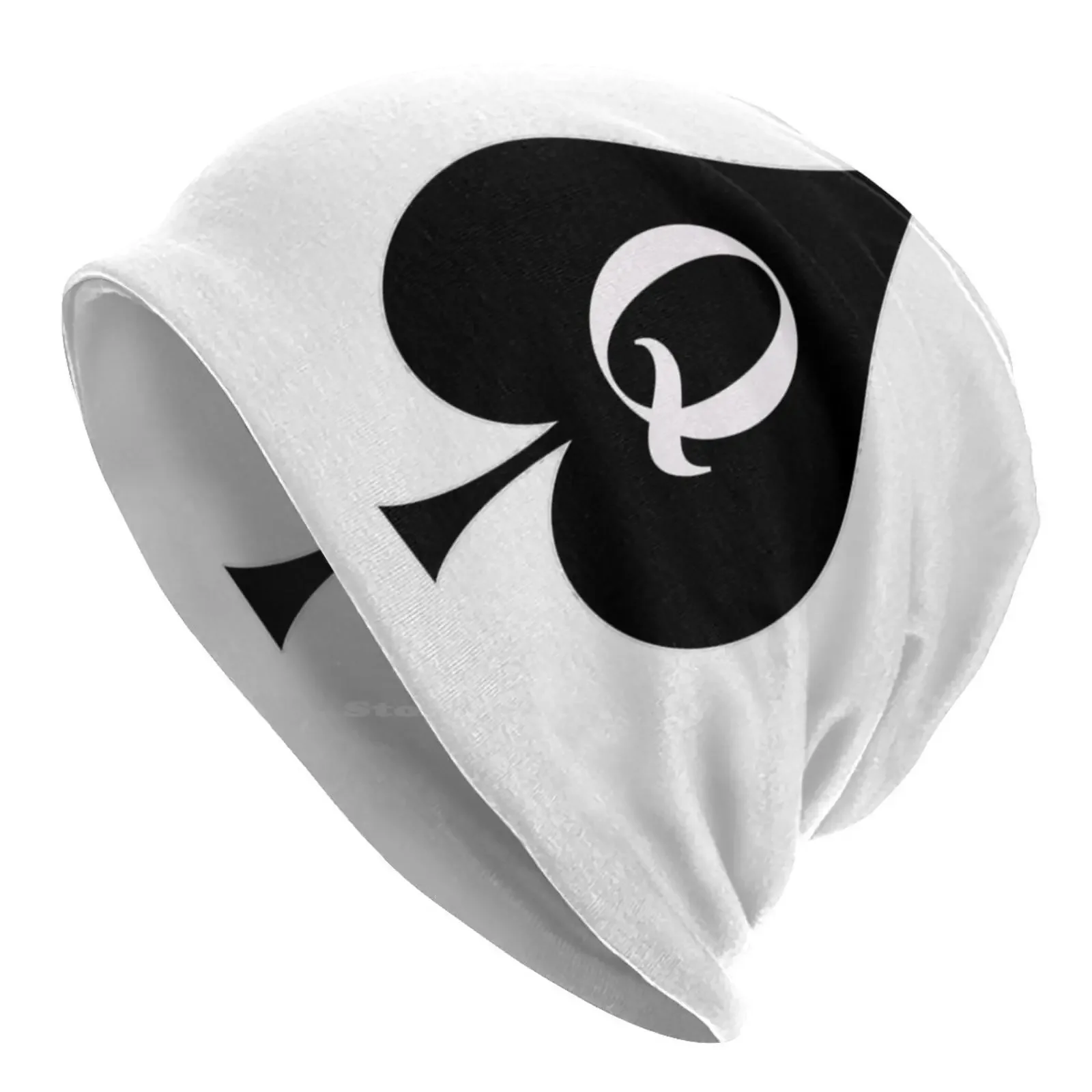 Женская вязаная шапка «Queen Of Spades», Теплая Шапка-бини с татуировками, уличная Шапка-бини, костюм «Queen Of Spades», «Queen Of Spades» для влюбленных, «Queen Of Spades»