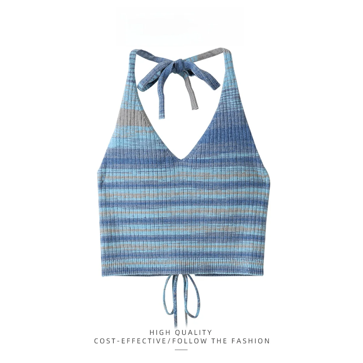 ستايل حلو وحار - توب نسائي بدون أكمام - وصول جديد لفصل الصيف - صديري بدون ظهر - أنيق وشعبي - حصري للبيع عبر الإنترنت - أكمام ... #5