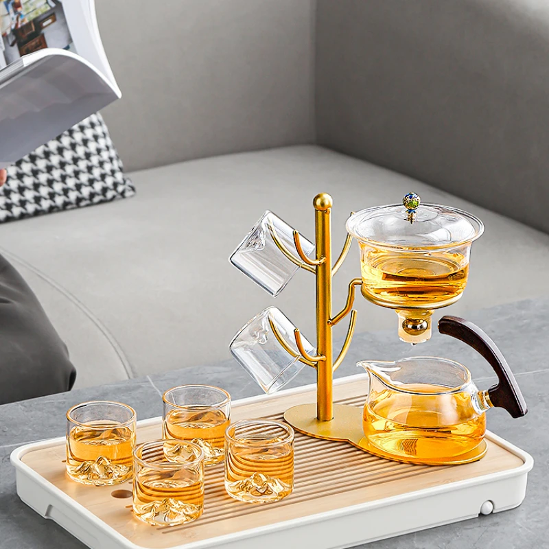 

Glass Lazy Tea Set