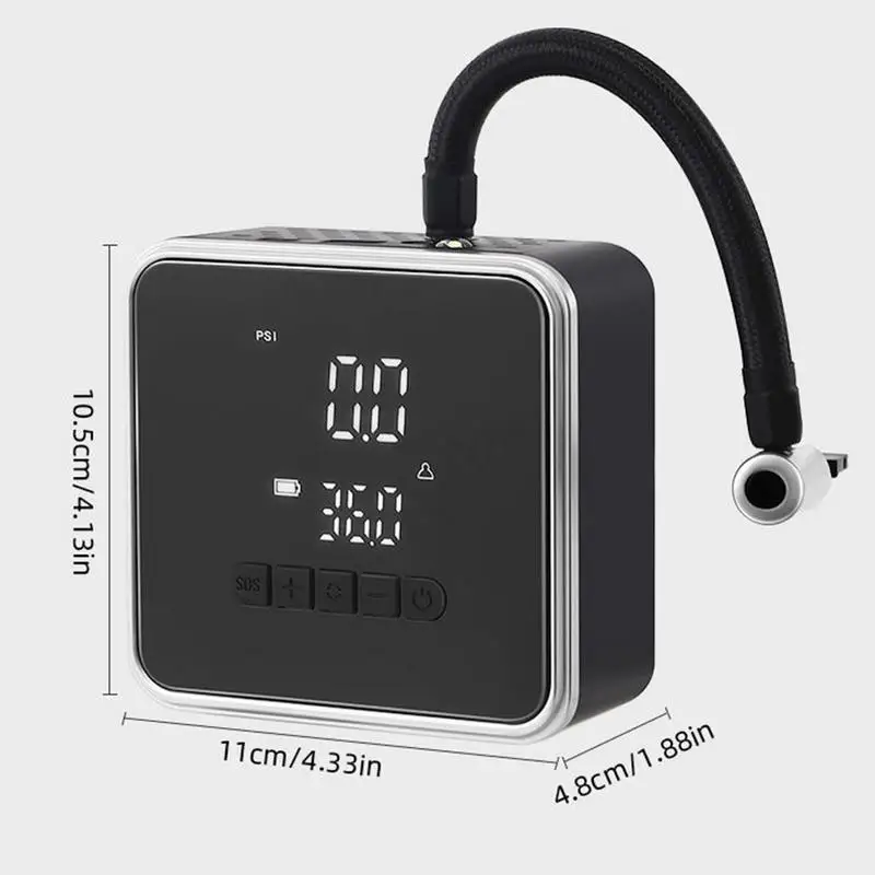 Air Pump Wireless Car Tire Inflator Portable Electric Cordless Rechargeable Automatic Handheld Tool For Bikes Motorcycle